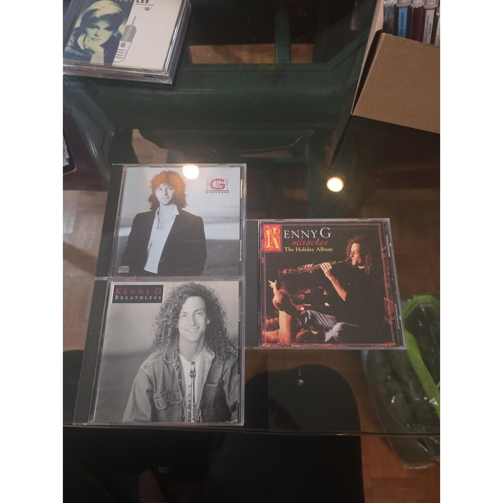 Kenny G 3 CD Lot Duotones Breathless Miracles Holiday Album Arista